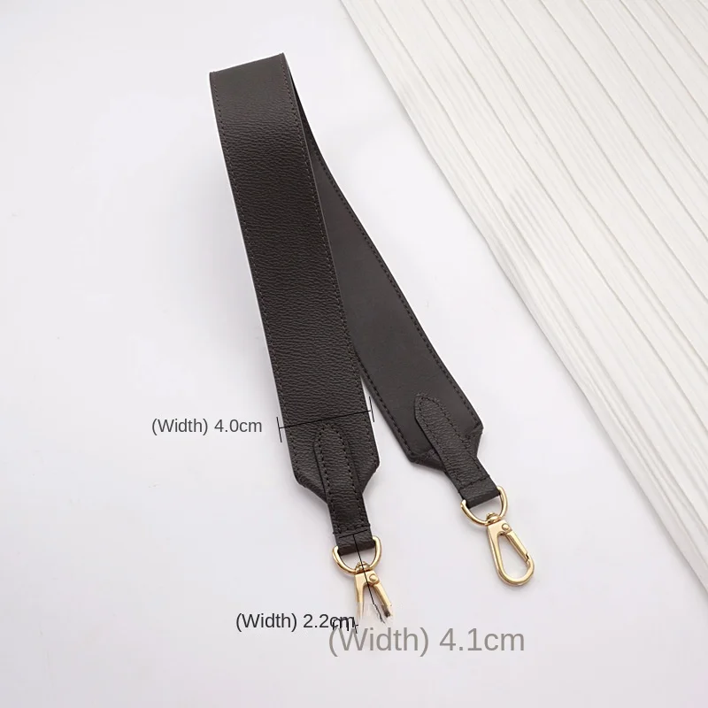 Dark Brown Replacement Leather Bag Straps for LV Speedy 20 25 30