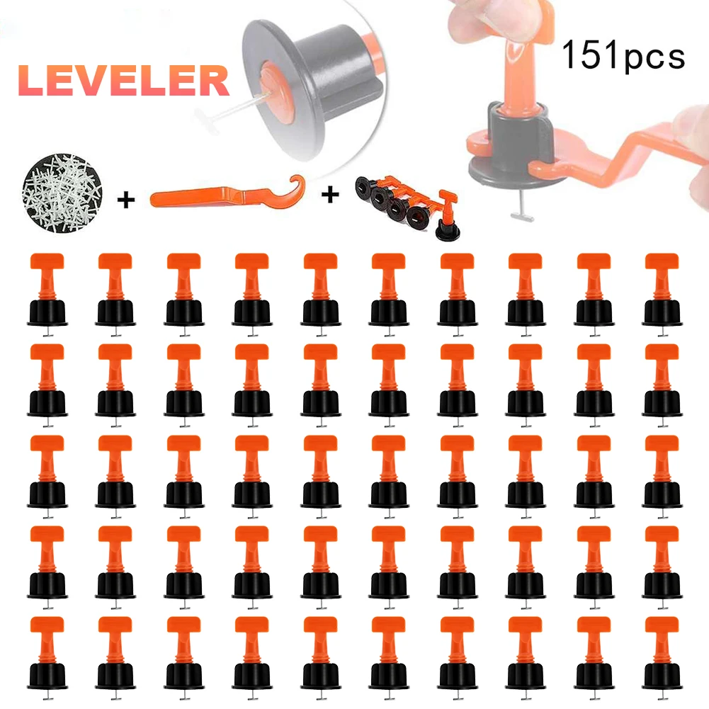 Reusable Tile Leveling System with Adjustable Spacers
