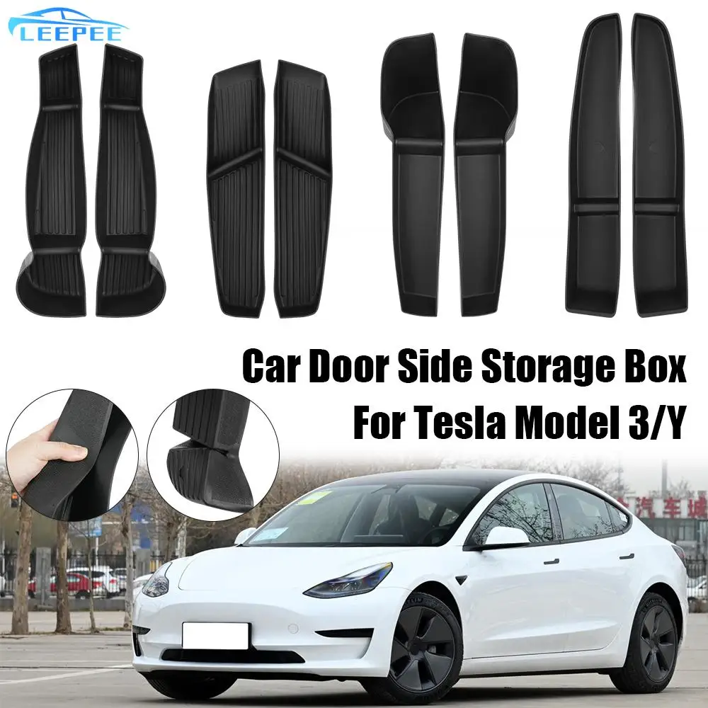 

4 шт./комплект, боковые органайзеры-подлокотники для автомобильной ручки Tesla Model 3