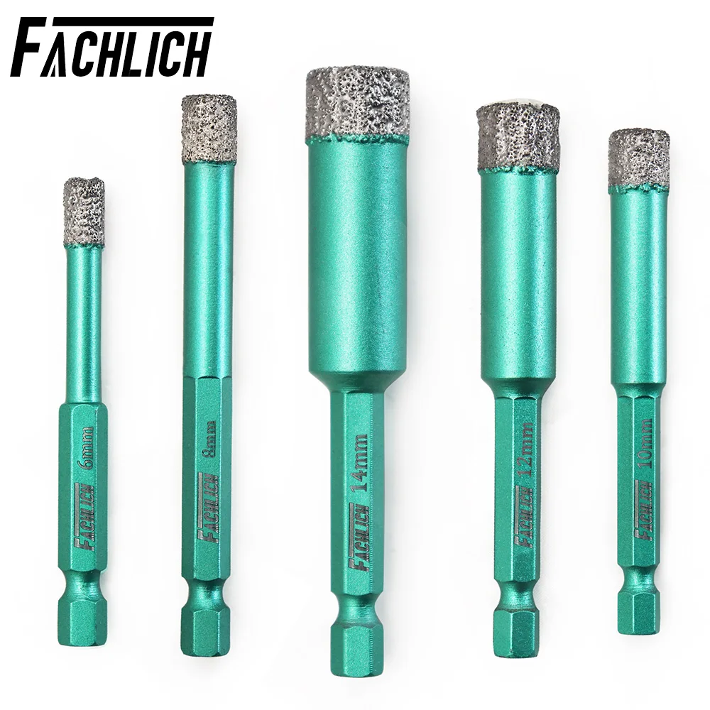 FACHLICHQuickFitHexShankDiamondDrillCoreBitsDrillingGranite
