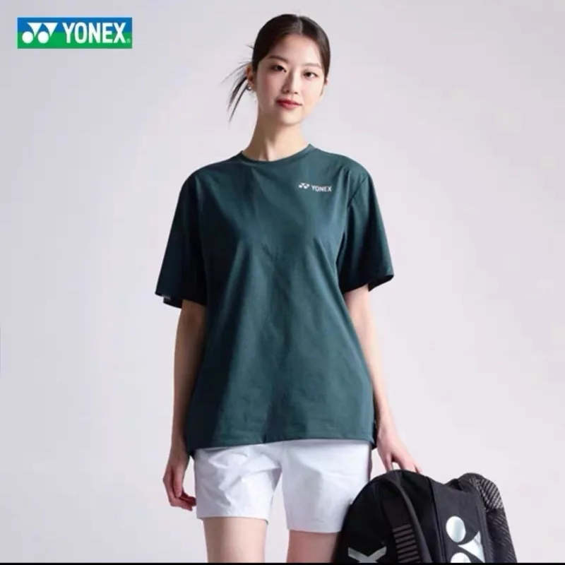 YONEX Summer Men's and Women's Same Style Badminton Clothing Sports Speed Drying Breathable Short Sleeve T-shirt
