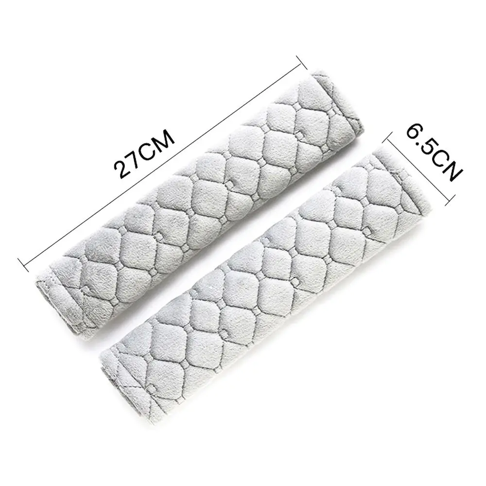 Housses Ceinture Sécurité – 2 Pièces, Coussin épaule, Rouge – Neuf