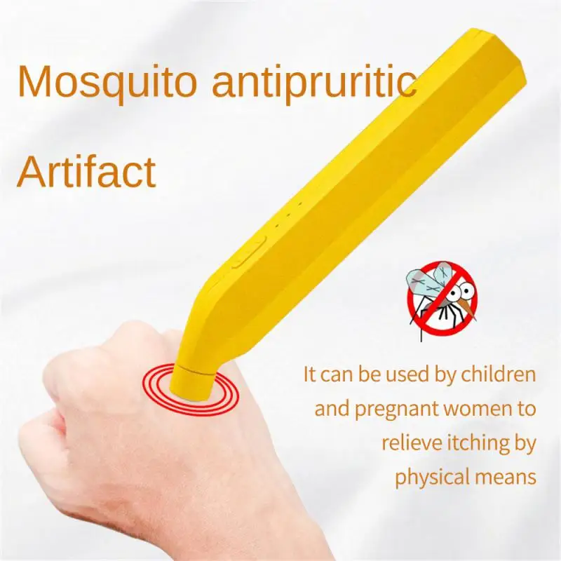 Baby Anti-itch Stick Reusable Plastic Summer Supplies Mosquito Antipruritic Pen Physical Anti-bite Rods Usb Charging Fast