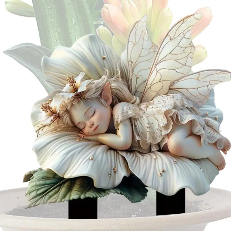 Potted Plants Decor Stakes Potted Plants Stakes Garden Decorative Acrylic Pot Decorations For Garden Farm
