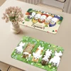 Funny Cat Mofusand Kitchen Draining Mat Tableware Pad Coffee Dish Drying Mat Placemat Bathroom Kitchen Drain Pad 4
