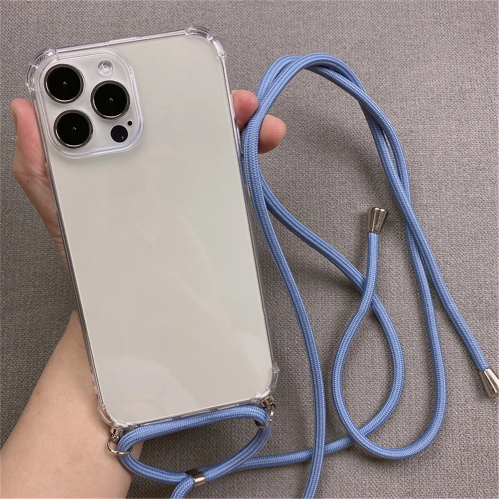 For iPhone 17 16 15 14 ProMax Crossbody Necklace Cord Lanyards