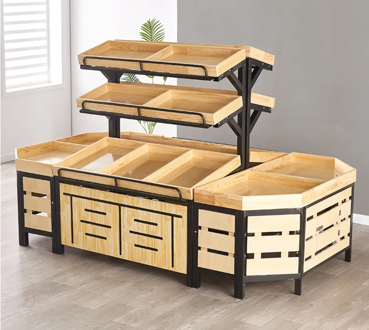 Supermarket fruit shelf display shelf multifunction fruit shelf