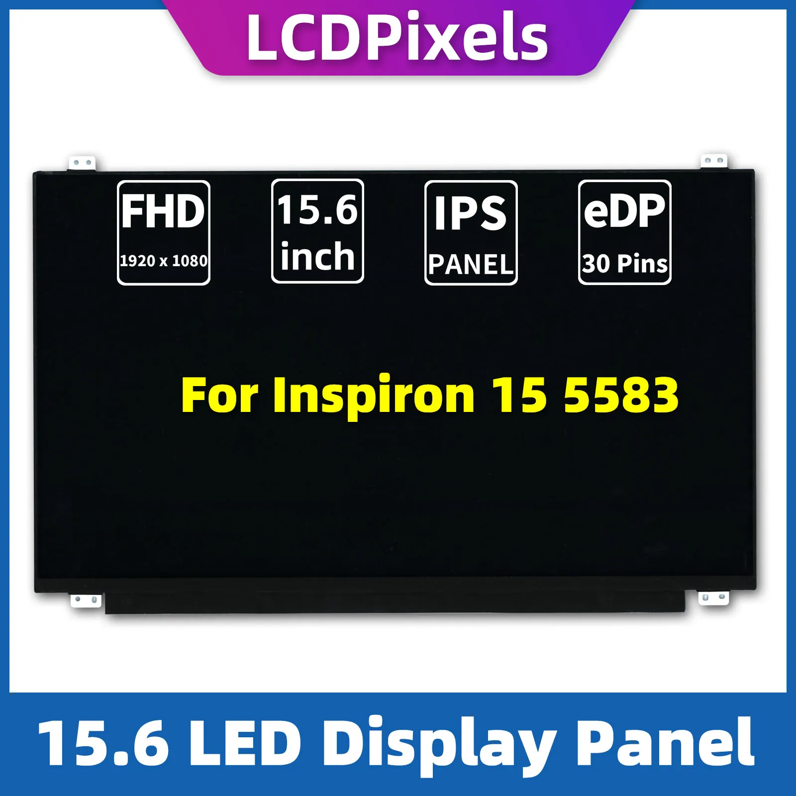 

ЖК-дисплей, 15,6 дюйма, экран для ноутбука Inspiron 15 5583 Matrix 1920*1080 EDP, 30-контактный IPS-экран