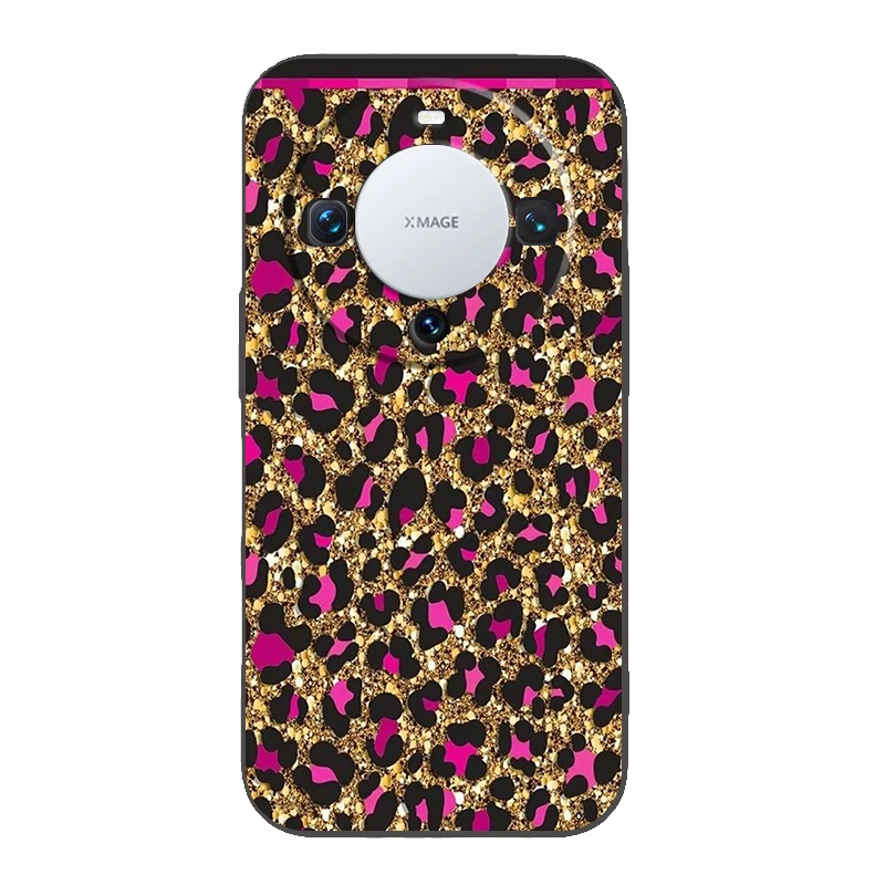 Leopard Print Silicone Phone Case Cover
