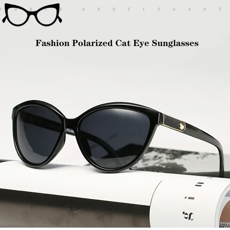 Luxury  Polarized Women Sunglasses Fashion Ladies Vintage Brand Designer Cat Eye Glasses Woman Female Sun Glasses 4