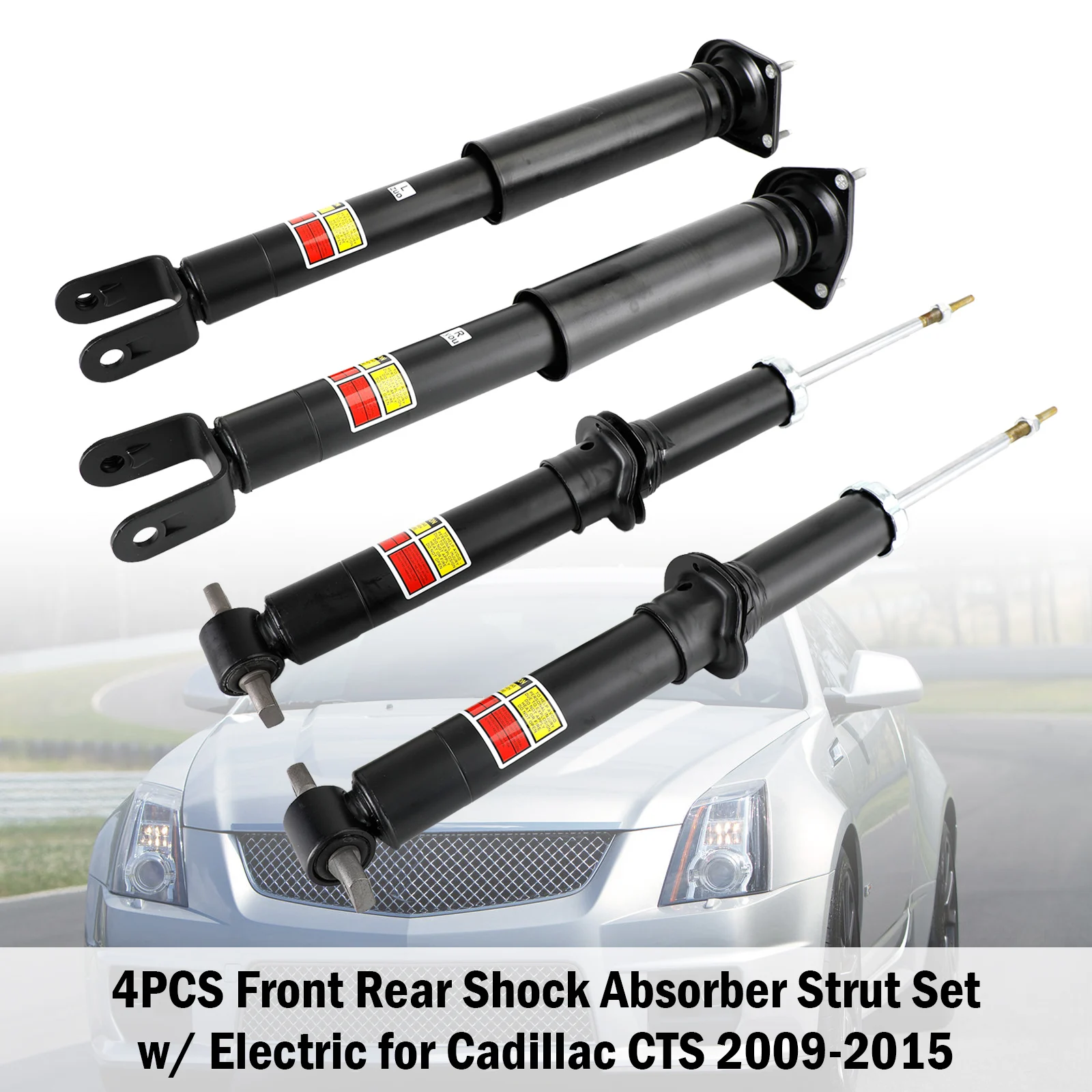 

Areyourshop 4PCS Front Rear Shock Absorber Strut Set w/ Electric for Cadillac CTS 2009-2015