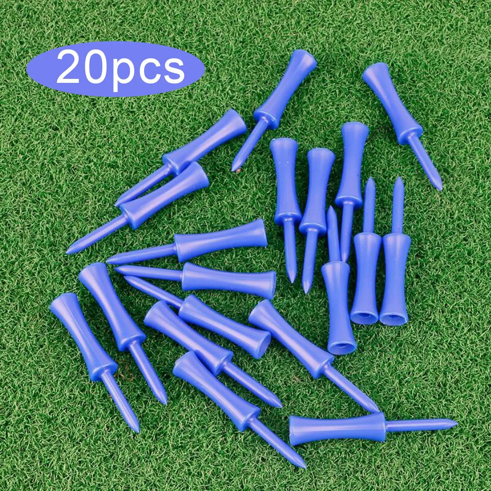 

20Pcs Golf Tees Golf Equipment Portable Easy to Install Golf Holder Golf Tools
