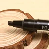 1-Piece Dual Tip Marker Pen Water-resistant Black Blue Red Ink Oily Permanent Markers for CD Glass Fabric Rock Writing Marking 2