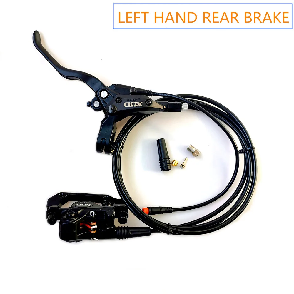 XOD E-Bike Hydraulische Scheibenbremse mit Stromunterbrechung, 2-Pin 3-Pin SM-Stecker, Split-Typ DIY Elektrofahrrad-Bremse – Detail 20