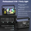 U'King 80W Bee's Eye Disco Party Light LED 6IN1 Effect Strobe Stage Light DMX Control&Sound Activated For DJ Bar Christmas Party 5