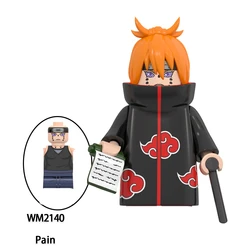 Naruto Anime Mini Blocks Collectible Figure Set - Featuring Kakashi, Sasuke, Itachi, Jiraiya, Tsunade, and Obito (Multicolor)