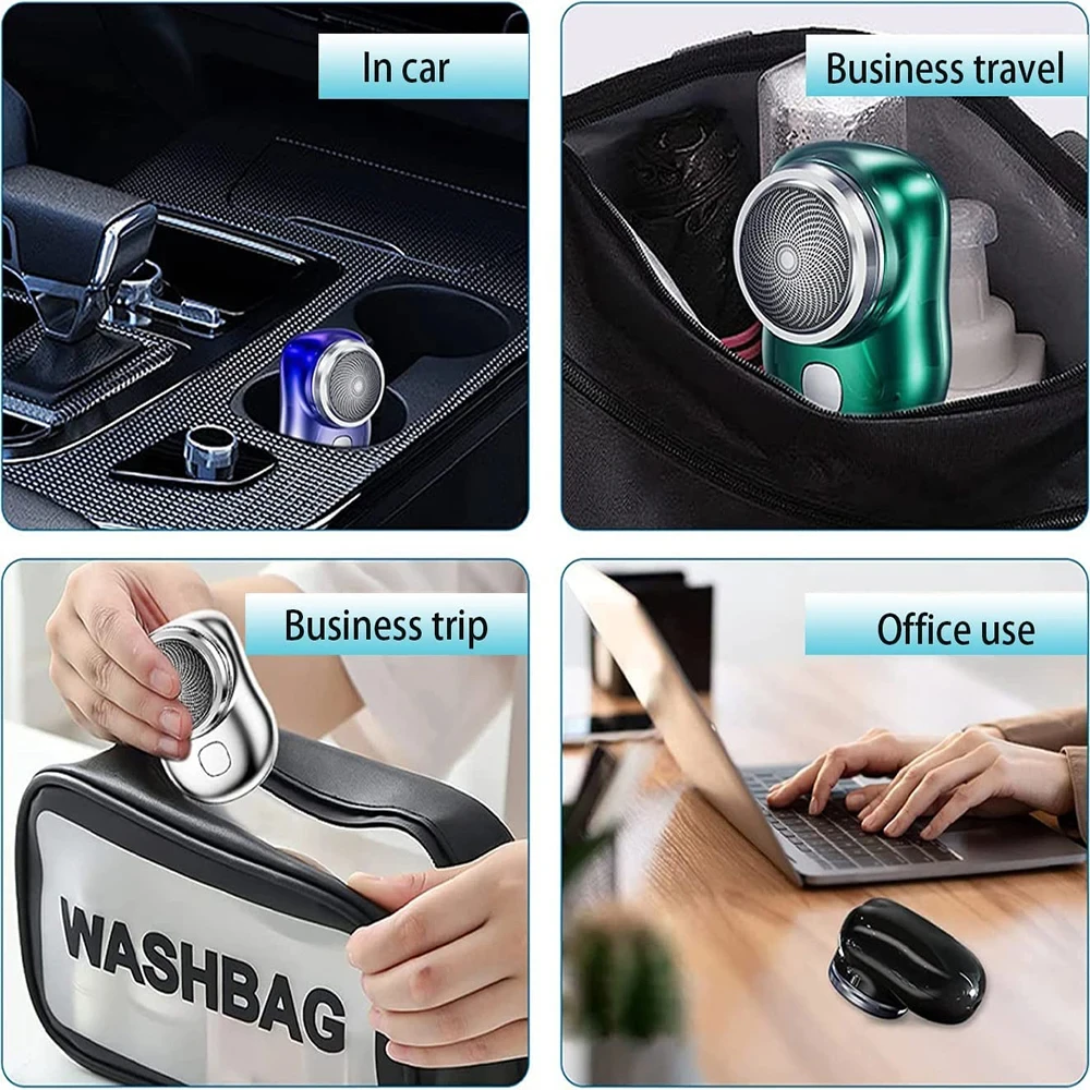 Xiaomi MIni Electric Shaver For Men Pocket Size Washable Electric Razor Mens Rechargeable Portable Cordless Shaving Face Beard 5