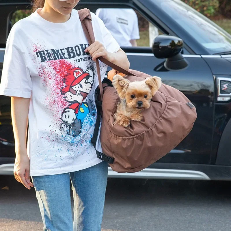 Hot Selling Portable Pet Bag Carrier Outgoing Travel Breathable Pets Handbag Dog Car Seat