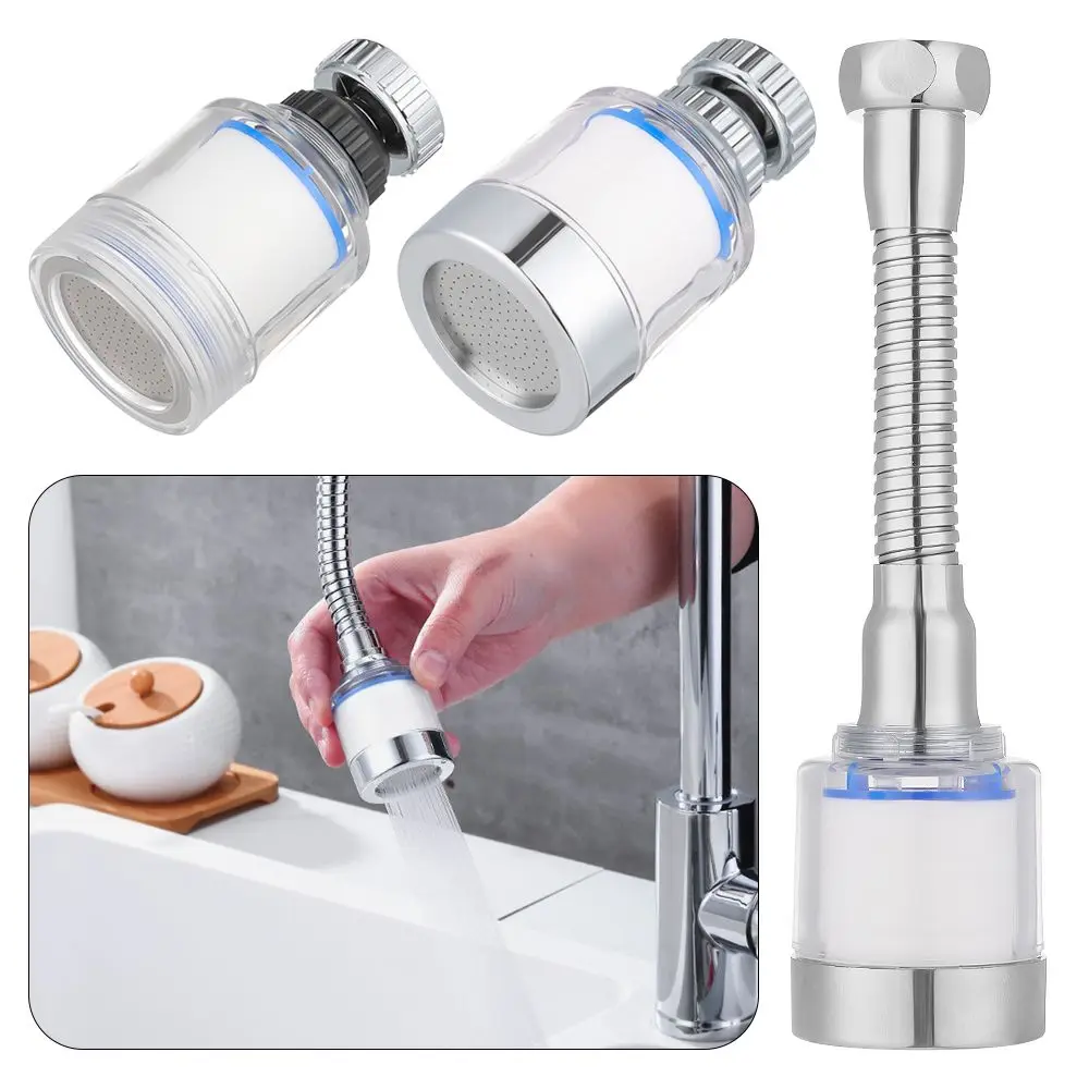 

Flexible Kitchen 360° Aerator Sprayer Connector Tap Head Faucet Nozzle Swivel Tap Water Purifier