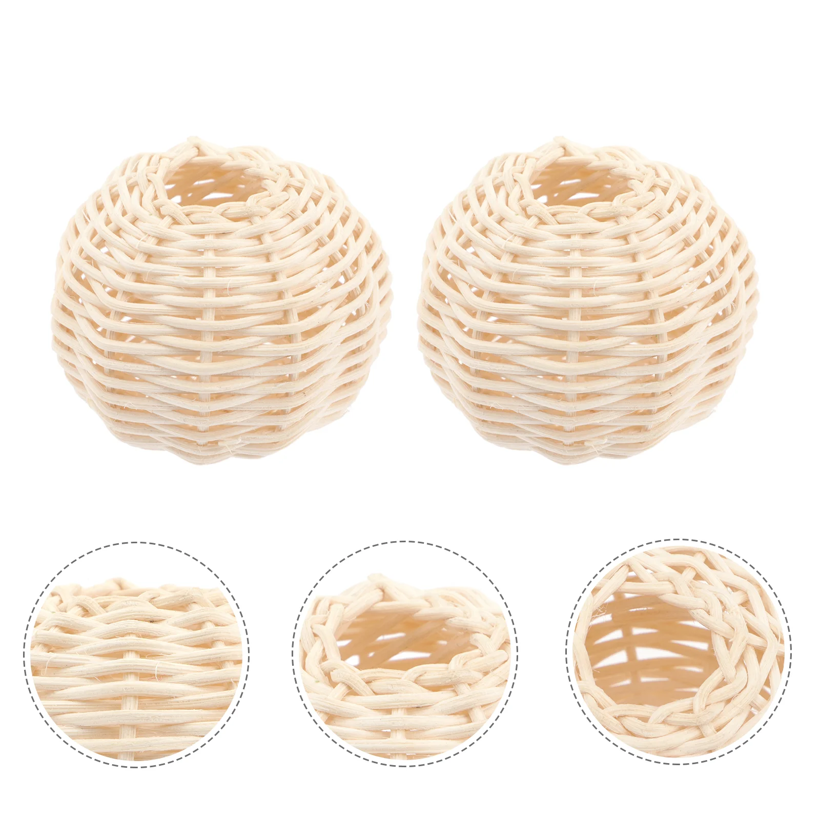 

Lamp Shade Light Cover Rattan Lampshade Woven Chandelier Wall Basket Shades Lampshades Hanging Bedside Table