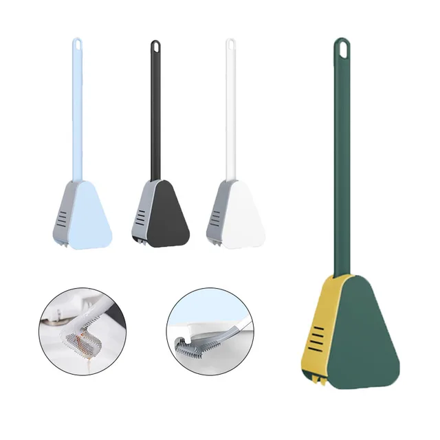 Szilikon Sörték Golf Wc -Kefe És Szárító Tartó Fürdőszoba Tárolására Szervezésére Tisztító Szerszám Kiegészítők