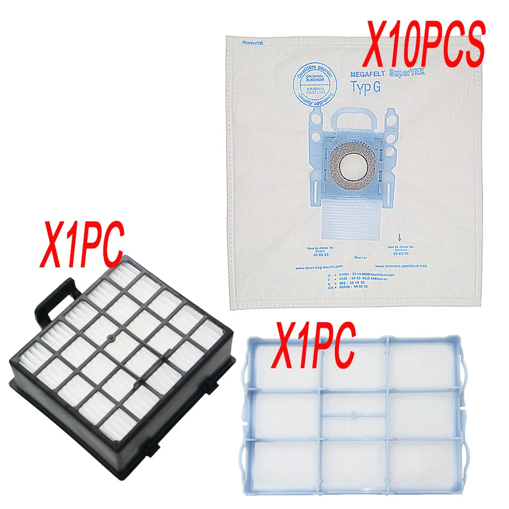 Sacchetti Per Aspirapolvere Bosch GL30 Pro Energy | Confezione Da 5 In Microfibra Con Filtro | Spares2go