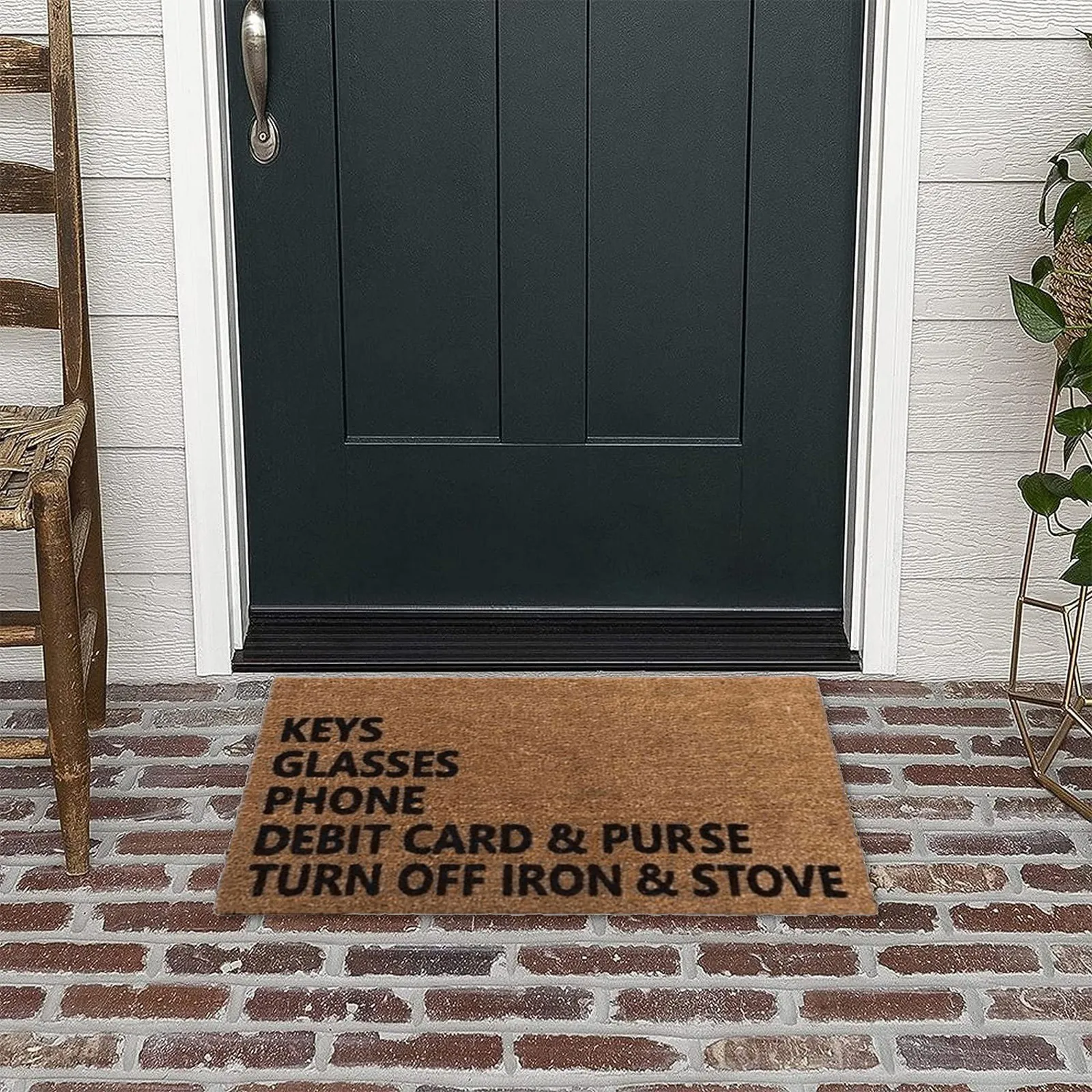 1PC Carpet Bedroom Keys Glasses Phone Debit Card Purse Stove | Funny Doormat | Welcome Mat | Funny Door Mat | Funny Gift | Home