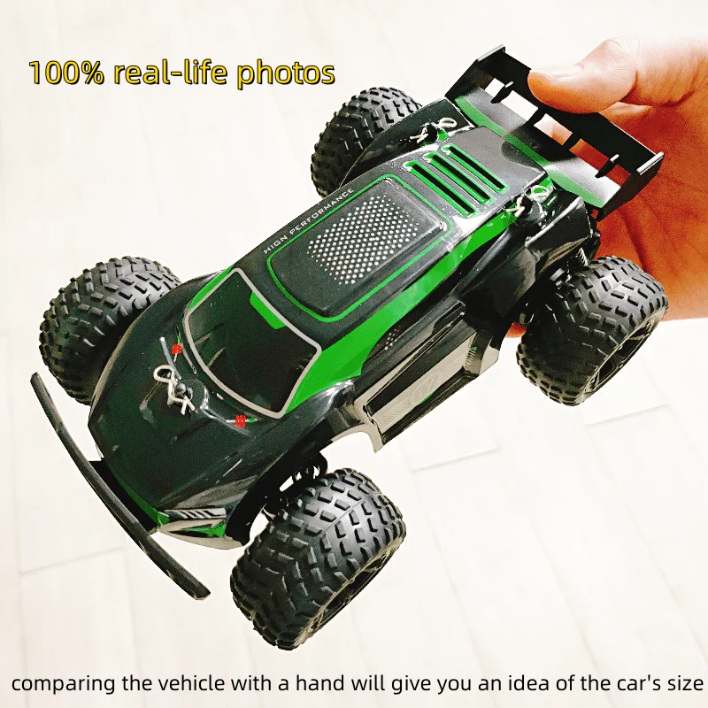 New 2.4g Rc Car High-Speed Off-Road Climbing Drift 4wd Trucks Model cool lights RC Vehicle Wear Resistant Type Toy Gift For Kids 6