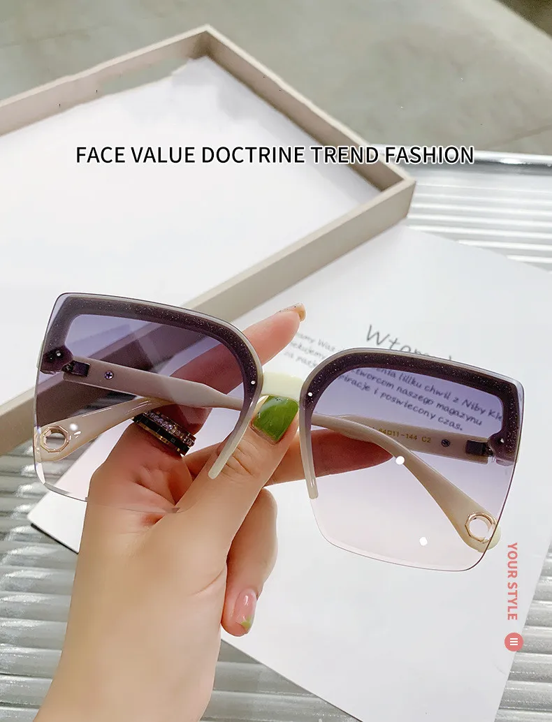 Future Handcrafted Square Acetate Sunglasses Polarized Mens Oversized Thick  Punk Rock Glasses For Women UV Protection Eyewear - AliExpress