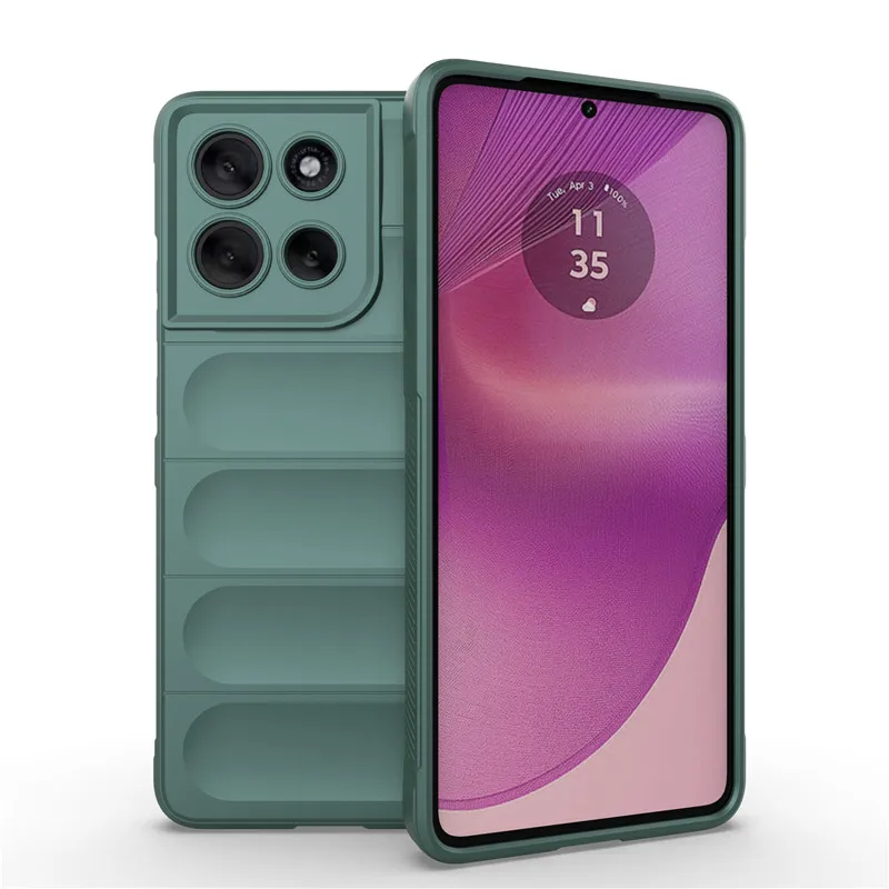 Shockproof Rubber Silicone Protective Bumper Case: Enhanced Cover for Motorola Moto G-Series
