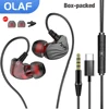 OLAF 3.5mm Type C Earphone Handsfree Headphones Wired With Mic Earbuds Bass Stereo Hifi Headset Gaming For Samsung Xiaomi Tablet 1