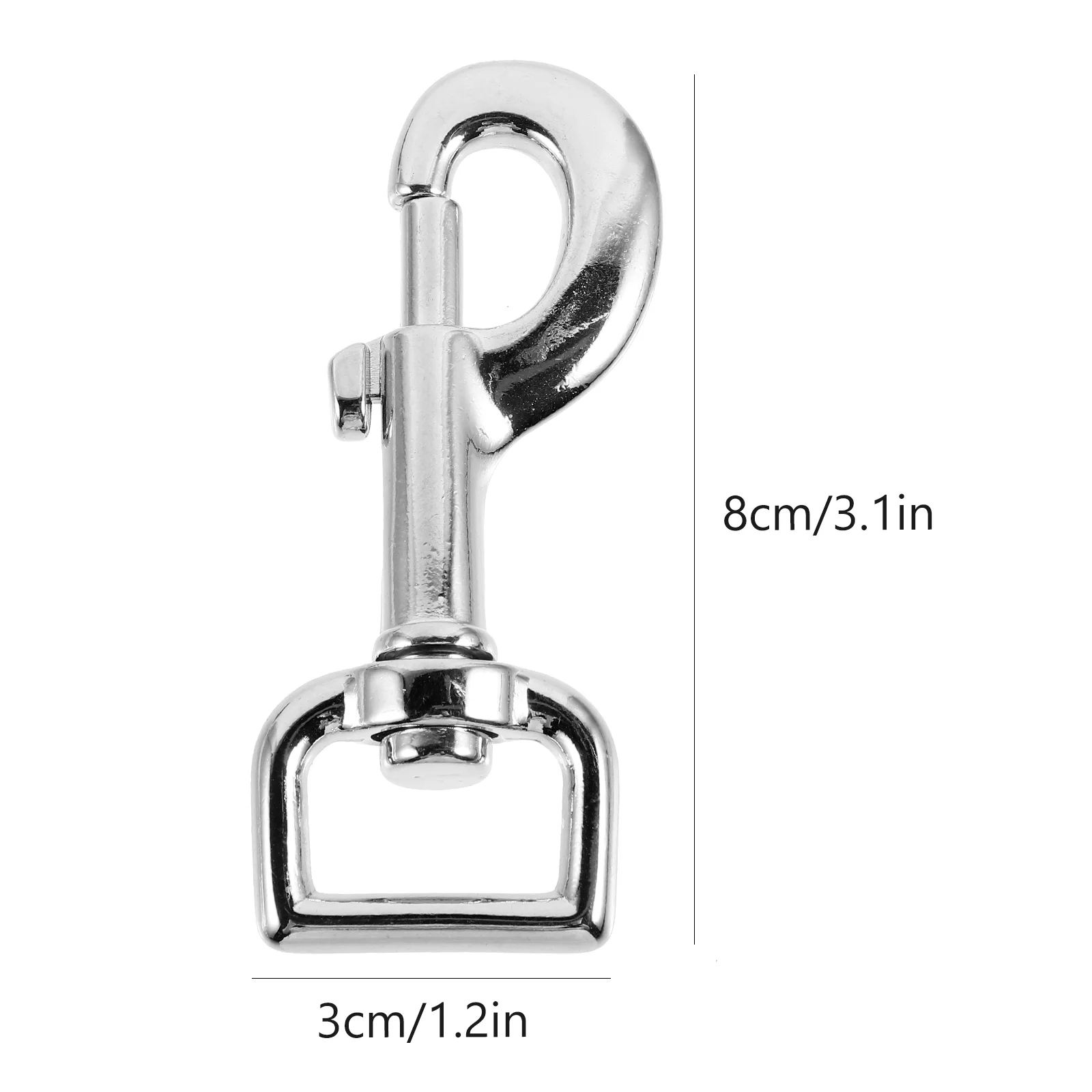 Dog leash hooks 2pcs Dog leash Metal clasp Pet leash hooks Multipurpose snaps hooks Snap buckles
