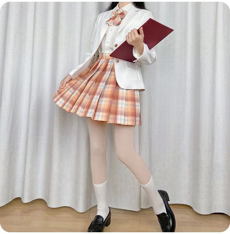 

Японская школьная форма Kansai, костюм для студентов JK Kawaii, матросский воротник, бант, старшая школа, топ, длинная Плиссированная юбка, комплект