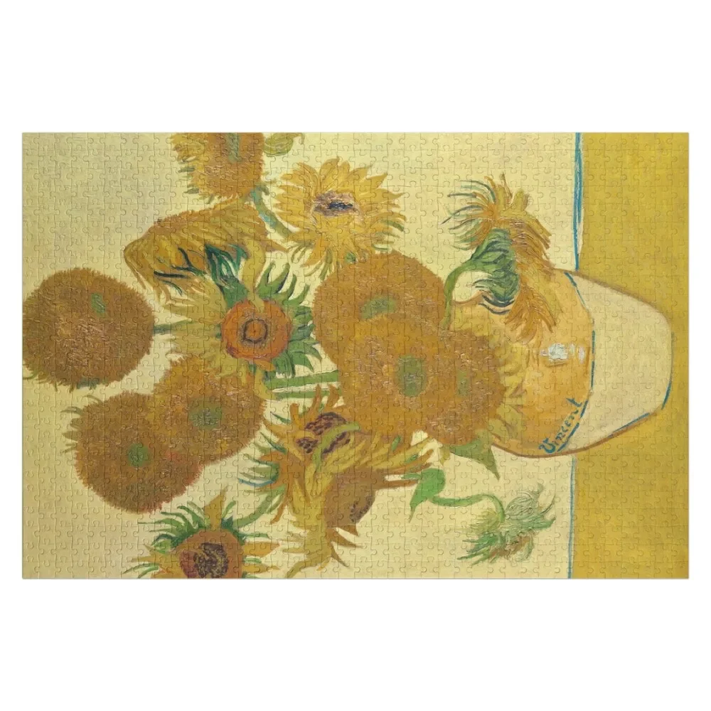 

Van Gogh Jigsaw Puzzle Custom Wooden Gift Wooden Animal Customs With Photo Wooden Name Puzzle