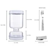 Hourglass Pickles Jar Dry and Wet Dispenser Pickles Olives Hourglass Jar Cucumber Container for Kitchen Juice Separator 6