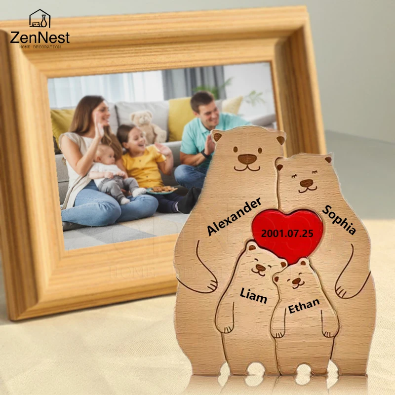 Personalized Bear Home Puzzle 2
