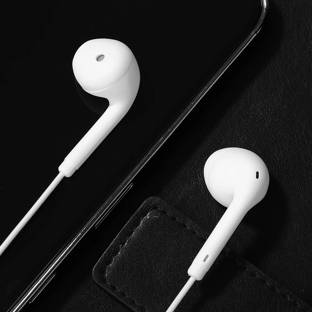 U19 Wired Earbuds Earphones with Noise Canceling Microphone 3.5mm Headphone Plug Earpiece Sport Earbuds Headset 2