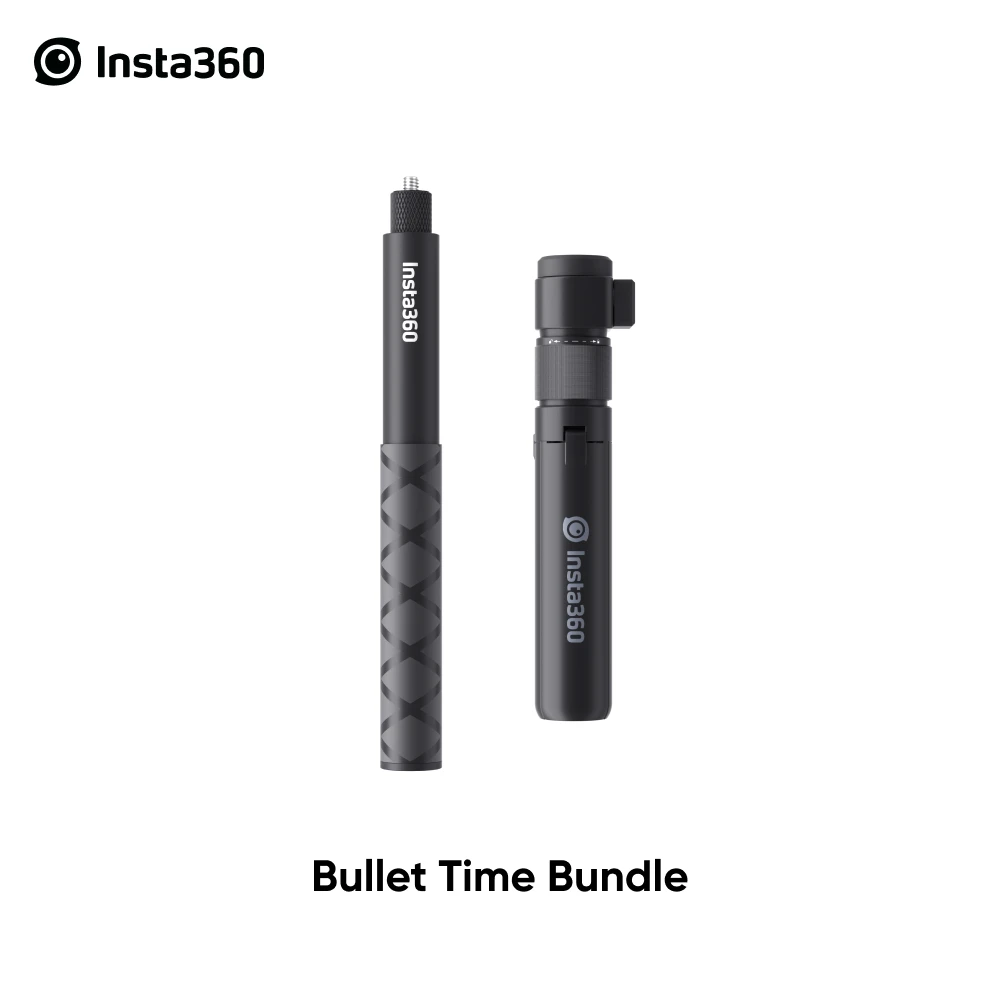Insta360 Bullet Time Bundle Selfie Stick Maniglia Con Supporto Per Treppiede Pieghevole Per Una X2, Una X, Una Action Camera