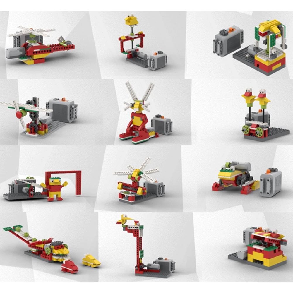 Building Blocks Toys 158PCS Technical Bricks Parts Kit M Motor 8883 AA Battery Box 8881 Electric Building Block Toys