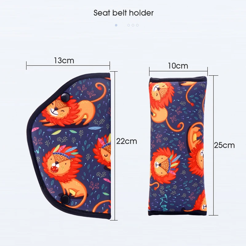 자동차 안전벨트 조정 거치대, 안전벨트 패딩 커버, 목 방지 안전 어깨 포지셔너, 어린이용 어깨 패드 키트