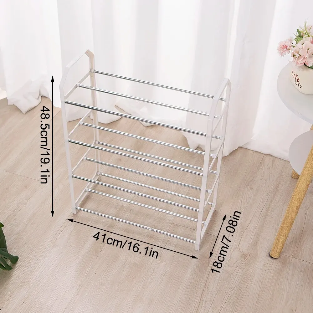 4 Floor Assembly Creative Home Shoe Rack Dormitory Door Storage Rack Storage Shoe Cabinet Components Home Supplies 6