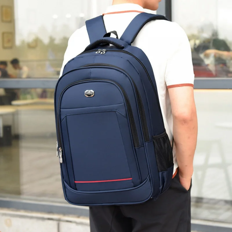 

Korean Style Backpack Men's Large Capacity Business Leisure Computer Backpack Student Schoolbag Women's Travel & Outdoor Backpac