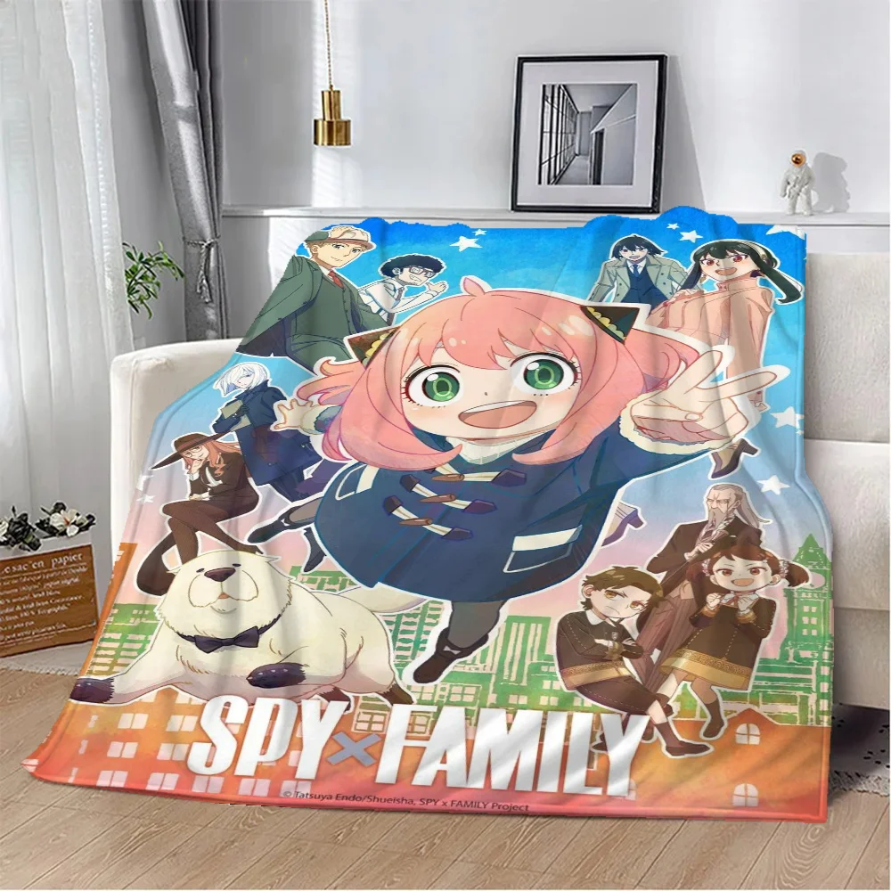 Spy X Family Fluffy Soft Blankets for Decorative Sofa Blanket Home and Decoration Microfiber Bedding Bed Throw Beach Towel Knee 4
