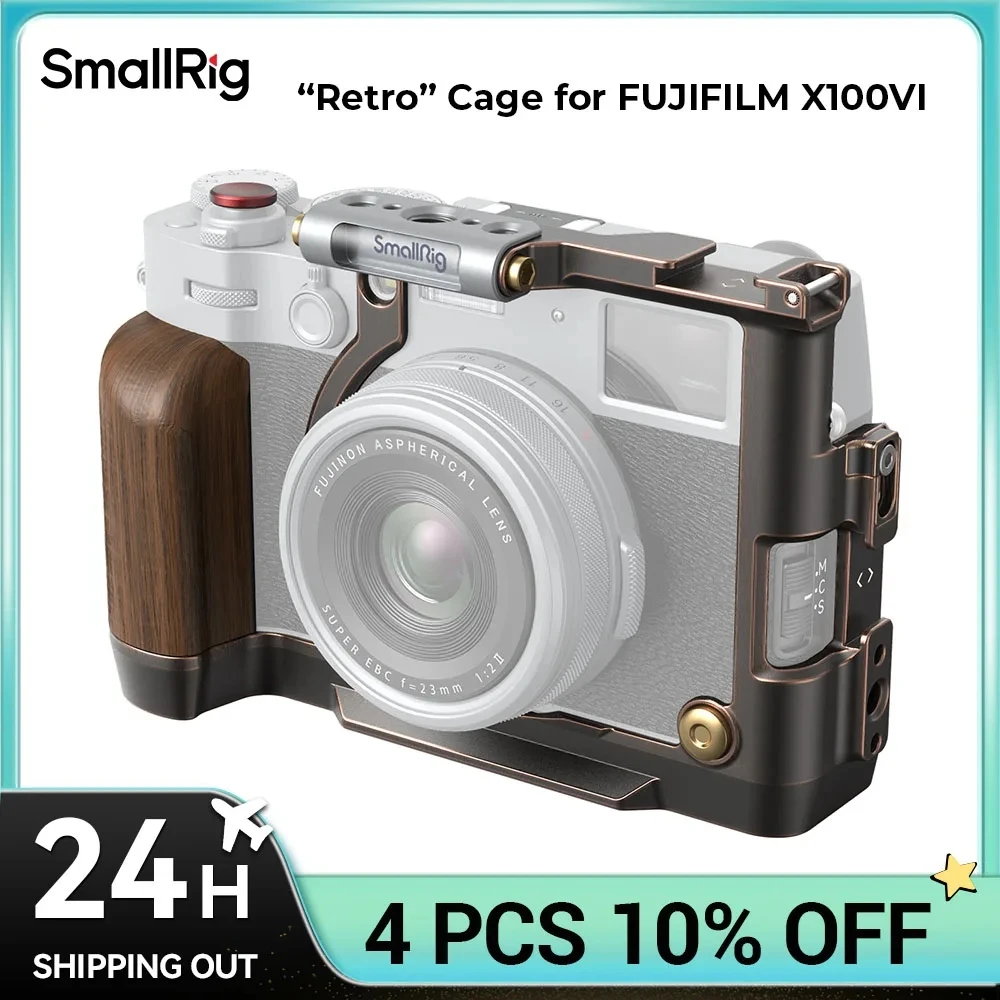 SMALLRIG 4557 Cage Retro for Fujifilm X100VI - Appareil photo numérique
