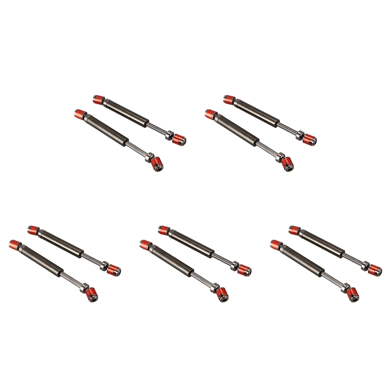 

10PCS Metal CVD Drive Shaft 110-140Mm For 1/10 RC Rock Crawler Axial SCX10 90046