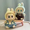 17cm Mini Plush Doll'S Clothes Outfit Accessories For Korea Kpop Exo Labubu I II Idol Dolls Sitting Party overalls Clothing Gift 3