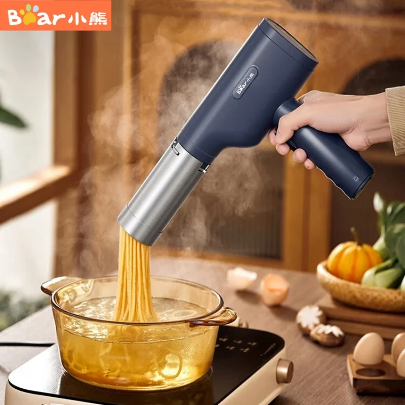 Household Electric Noodle Machine Hand-held Noodle Press Pasta Makers Small Wireless Stainless Steel Press Machine