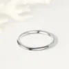 Bague taille 6/7/8/9/10/11/12 brossé Simple couleur argent bague hommes minimaliste alliance bagues de fiançailles femmes hommes bijoux