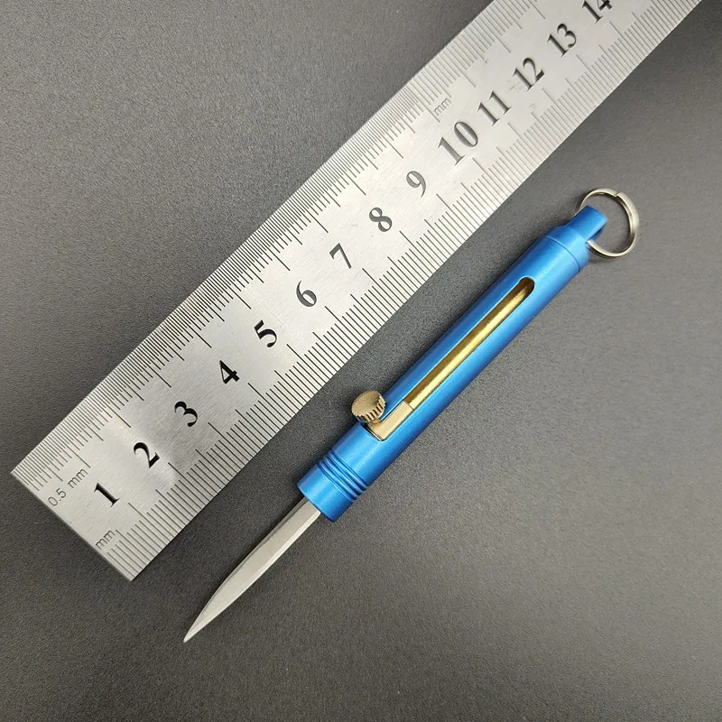 Blue knife