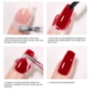 Nail Peel Off Liquid Anti-Overflow Glue Edge Latex Tape, Peel Off Cuticle Guard Nails Finger Lacquer Protector, Manicure Polish 6